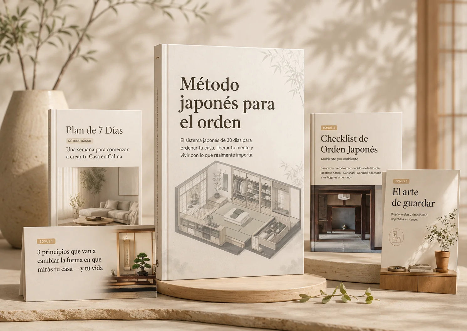 Metodo Japones Para El Orden + 3 BONUS DE REGALO